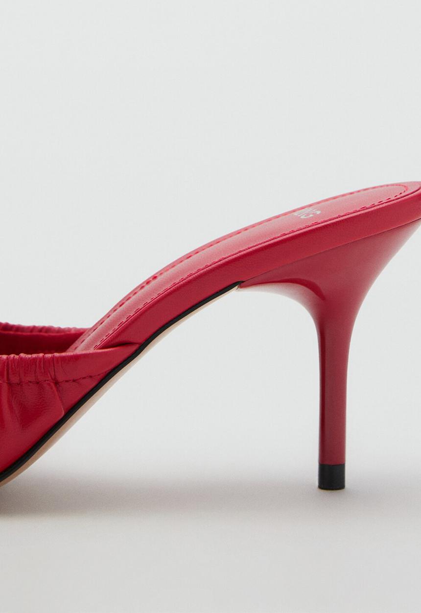 MANGO - Flor heel - red