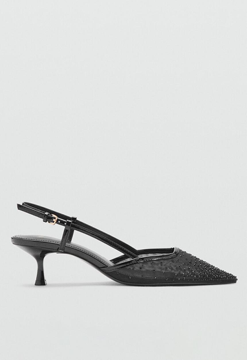 MANGO - Tonia heel - black