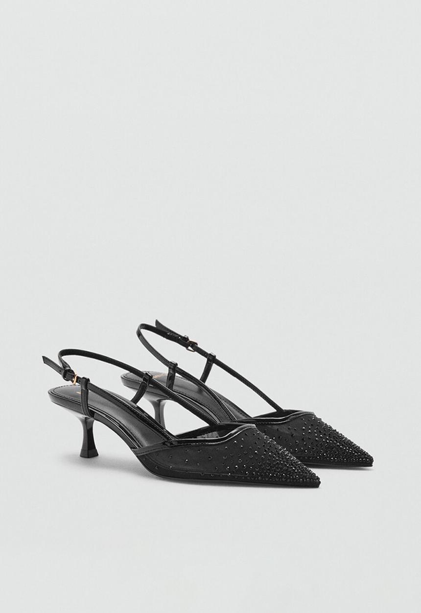 MANGO - Tonia heel - black
