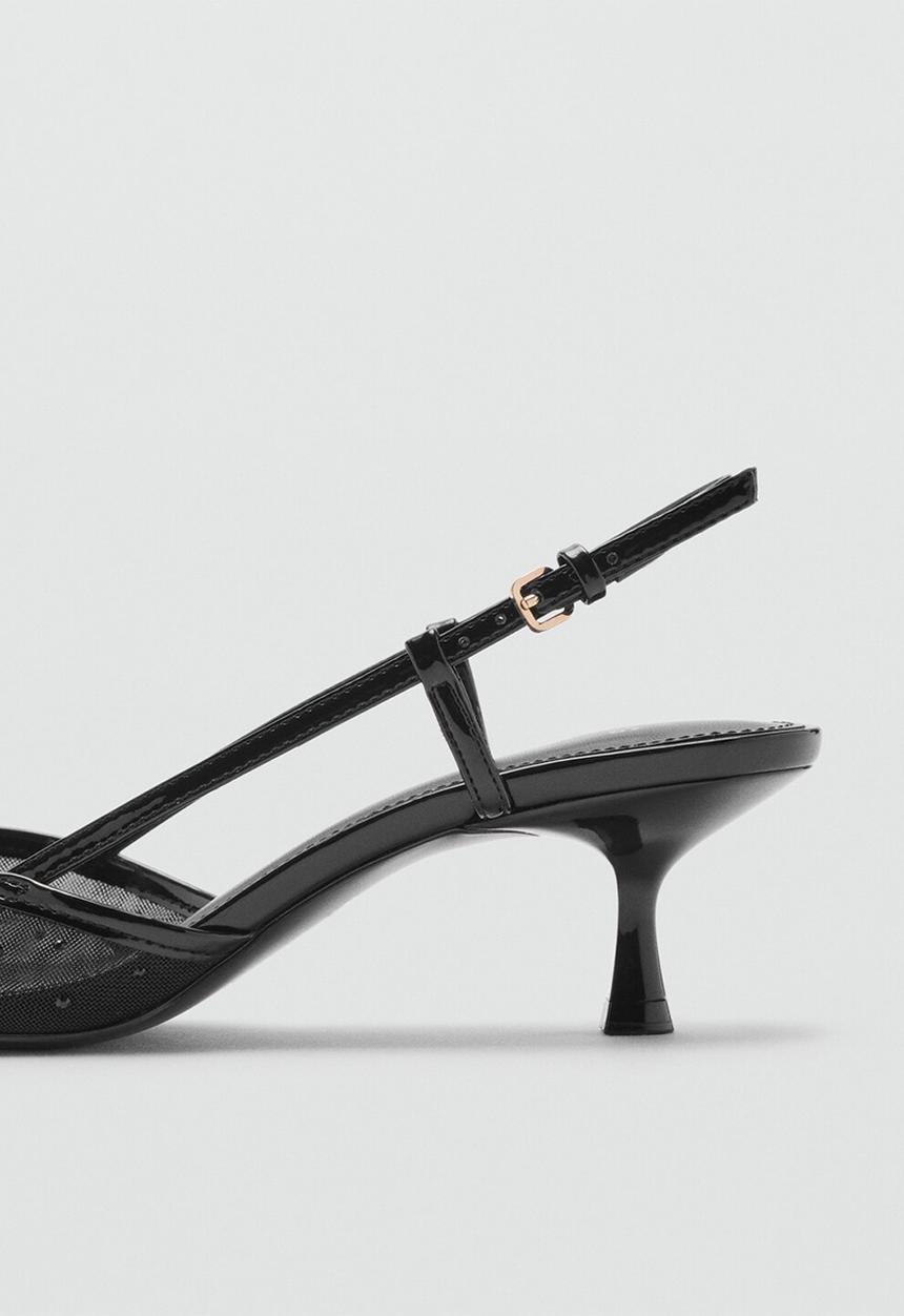 MANGO - Tonia heel - black
