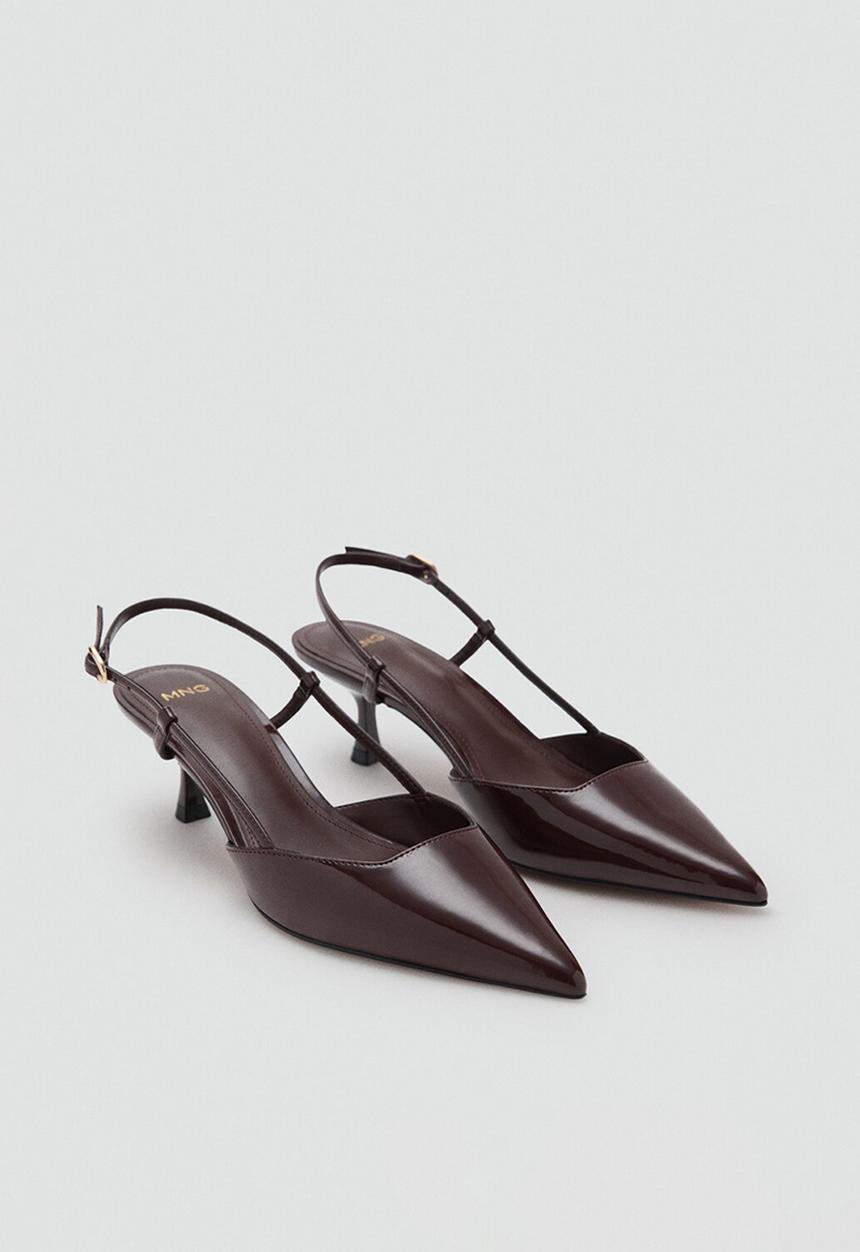 MANGO - Tonio heel - dark brown