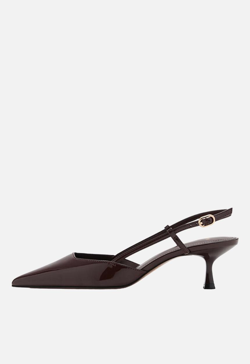 MANGO - Tonio heel - dark brown