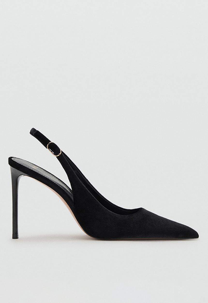 MANGO - Vanila heel - black