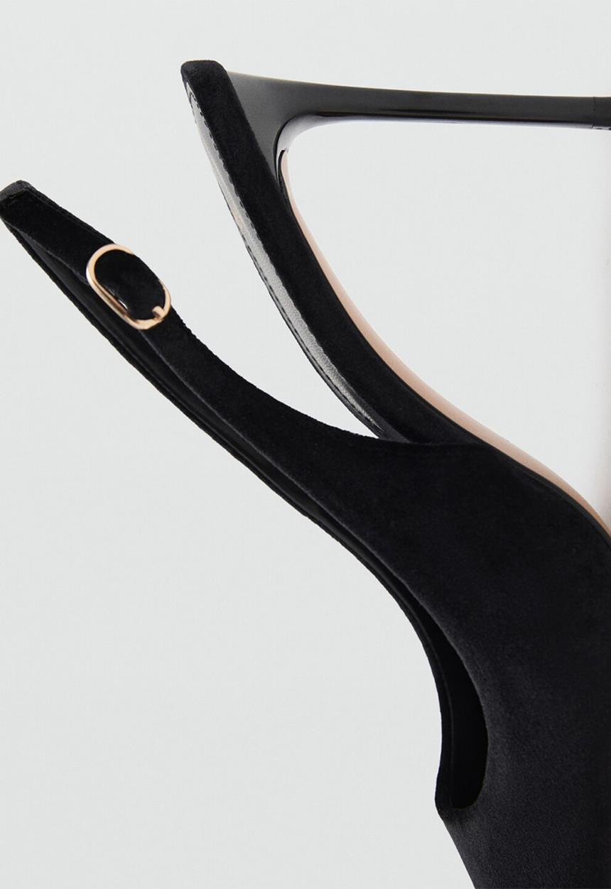 MANGO - Vanila heel - black