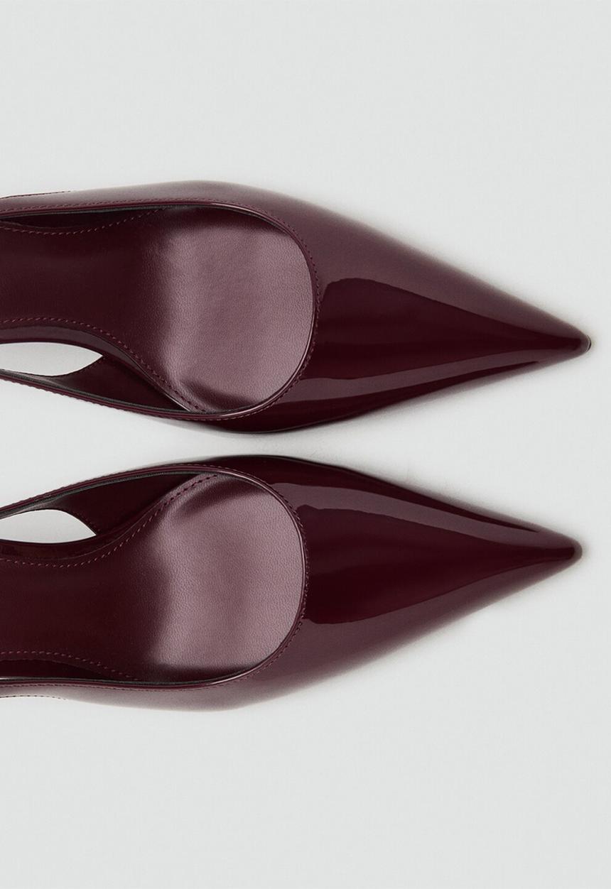 MANGO - Neckb heel - dark red