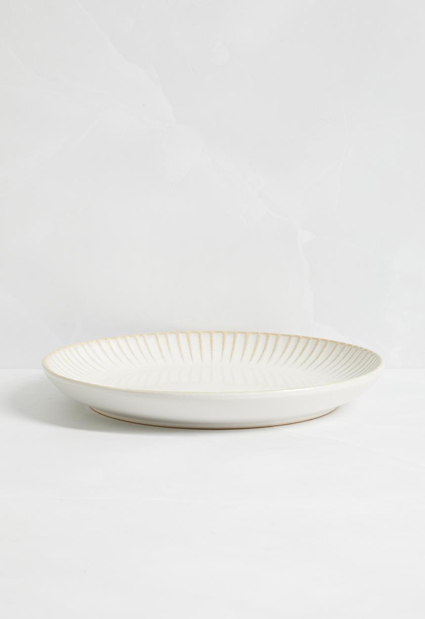 Excellent Houseware - Stoneware Side plate set of 4 - white
