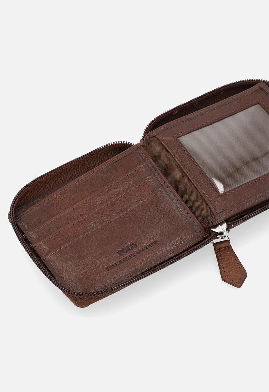 POLO - Chobe Zip Around Wallet - Brown
