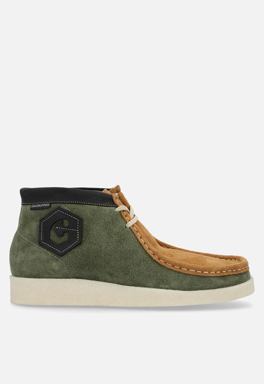 Grasshoppers - Brooklyn Moss Suede - Green