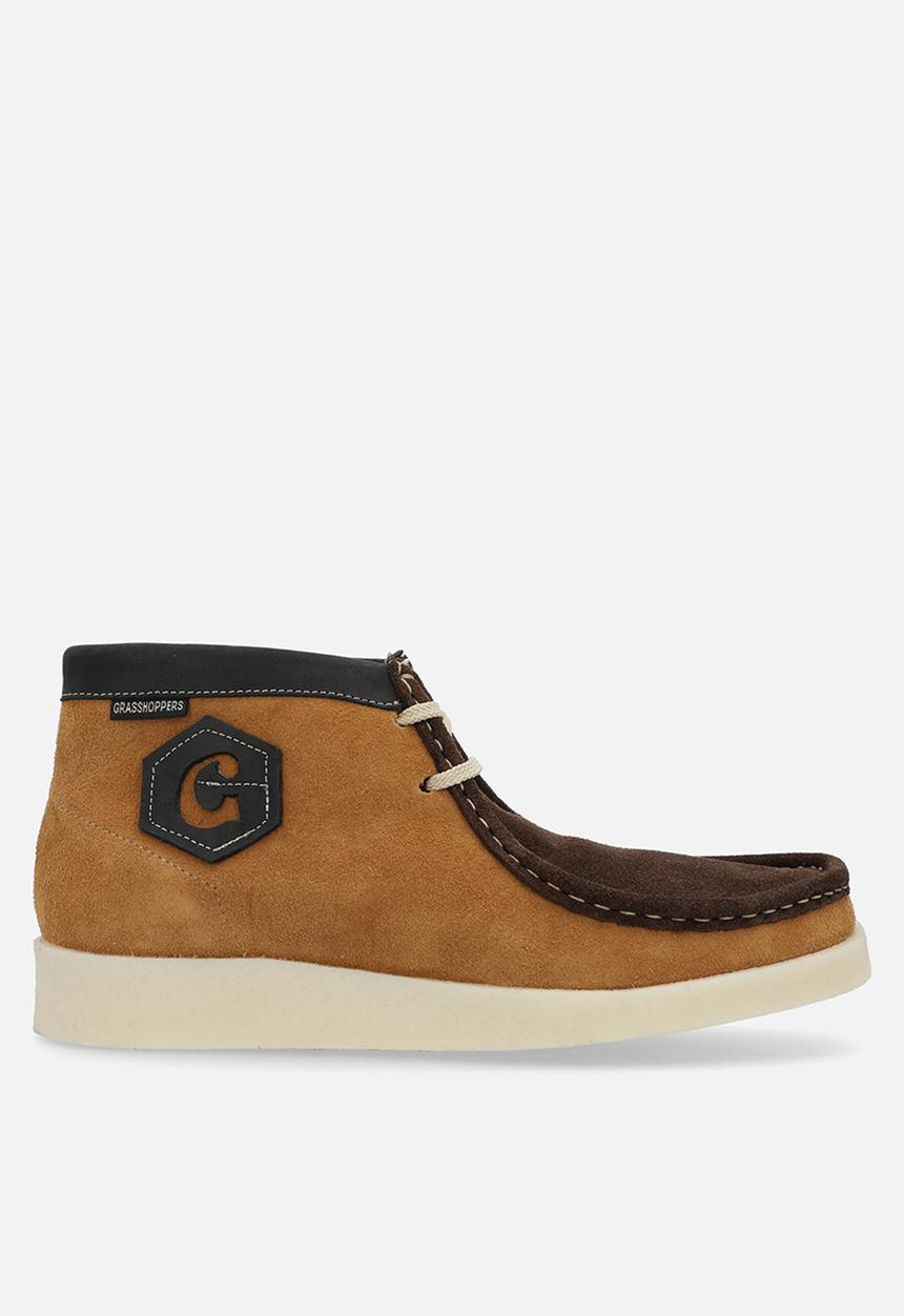 Grasshoppers - Brooklyn Cider Suede - Dark Brown