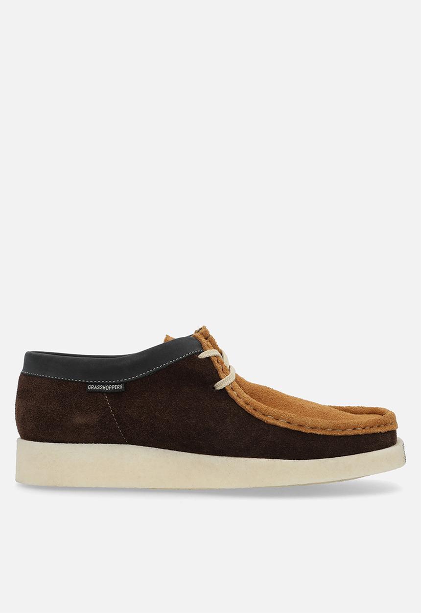 Grasshoppers - TRENT DRK BRN SUEDE/Cider Suede/Blk Sandiego