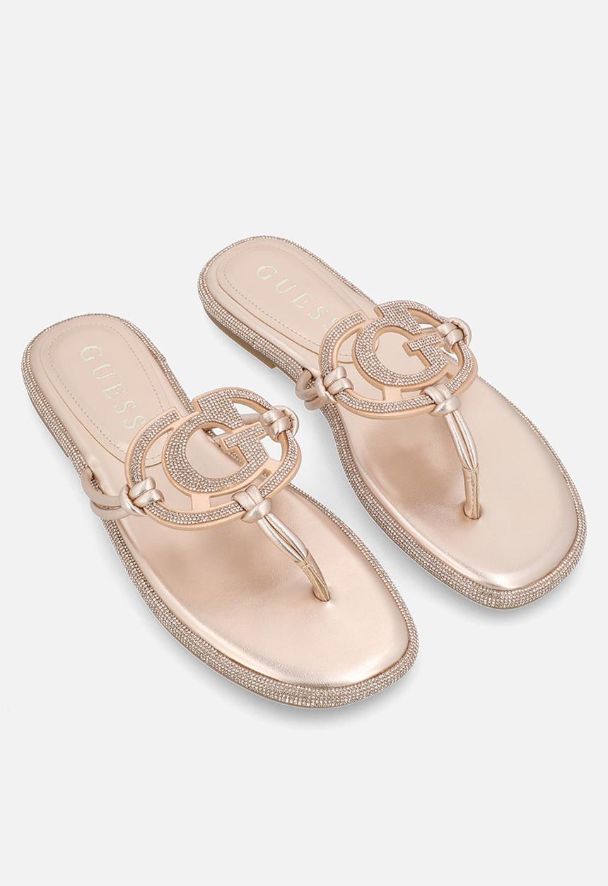 GUESS - Premiere  t-bar - cipria/rose gold