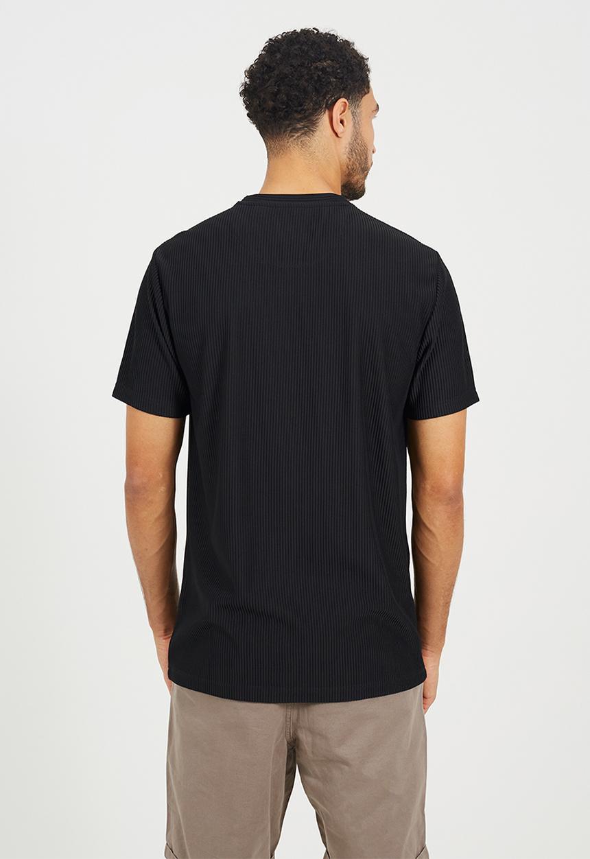 Brave Soul - Relaxed Fit Crew Neck T-Shirt - Jet Black