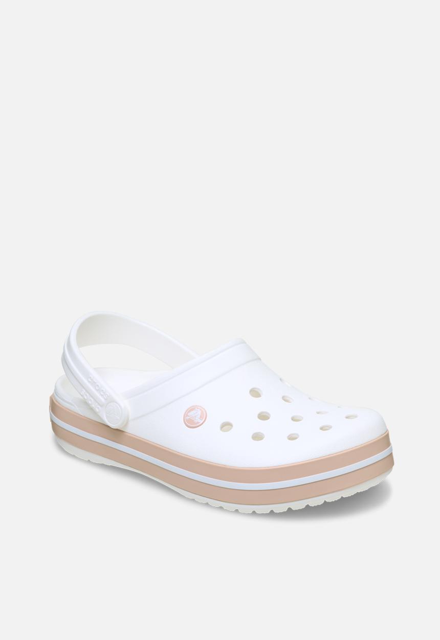 Crocs - Crocsband - White/Pink Caramel
