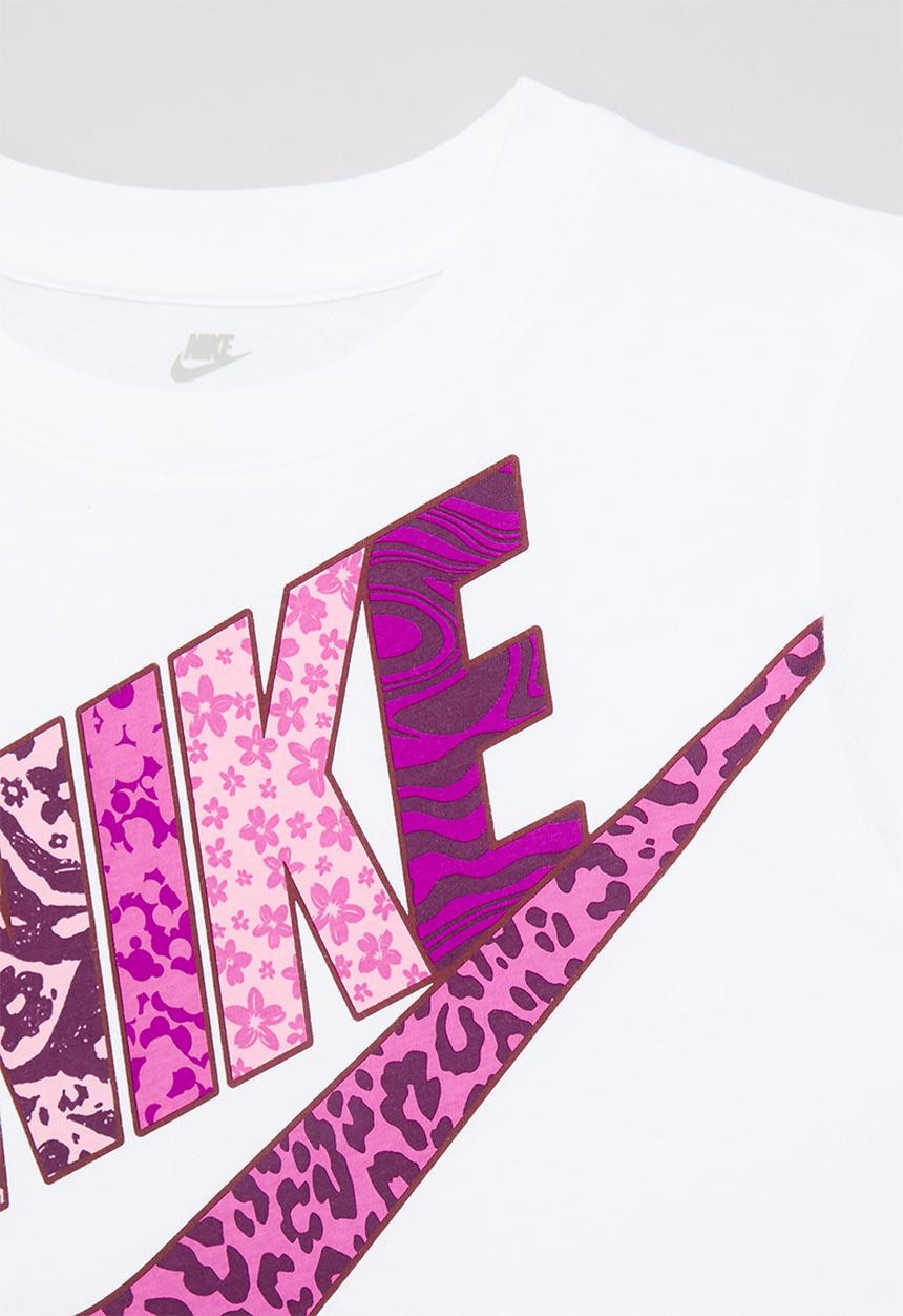 Nike - Nike new animal print futura tee - white