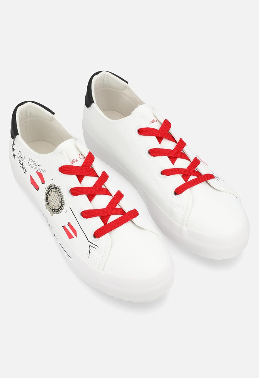 Pierre Cardin - Graffiti 4 Sneaker - White