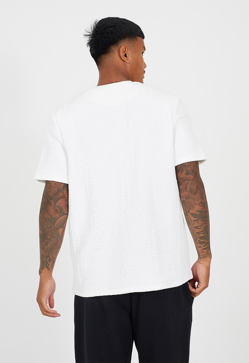 Brave Soul - Oversized Fit Crew Neck T-Shirt - Cream