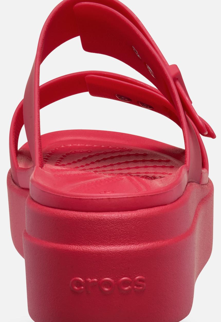 Crocs - Brooklyn buckle low wedge - digital raspberry