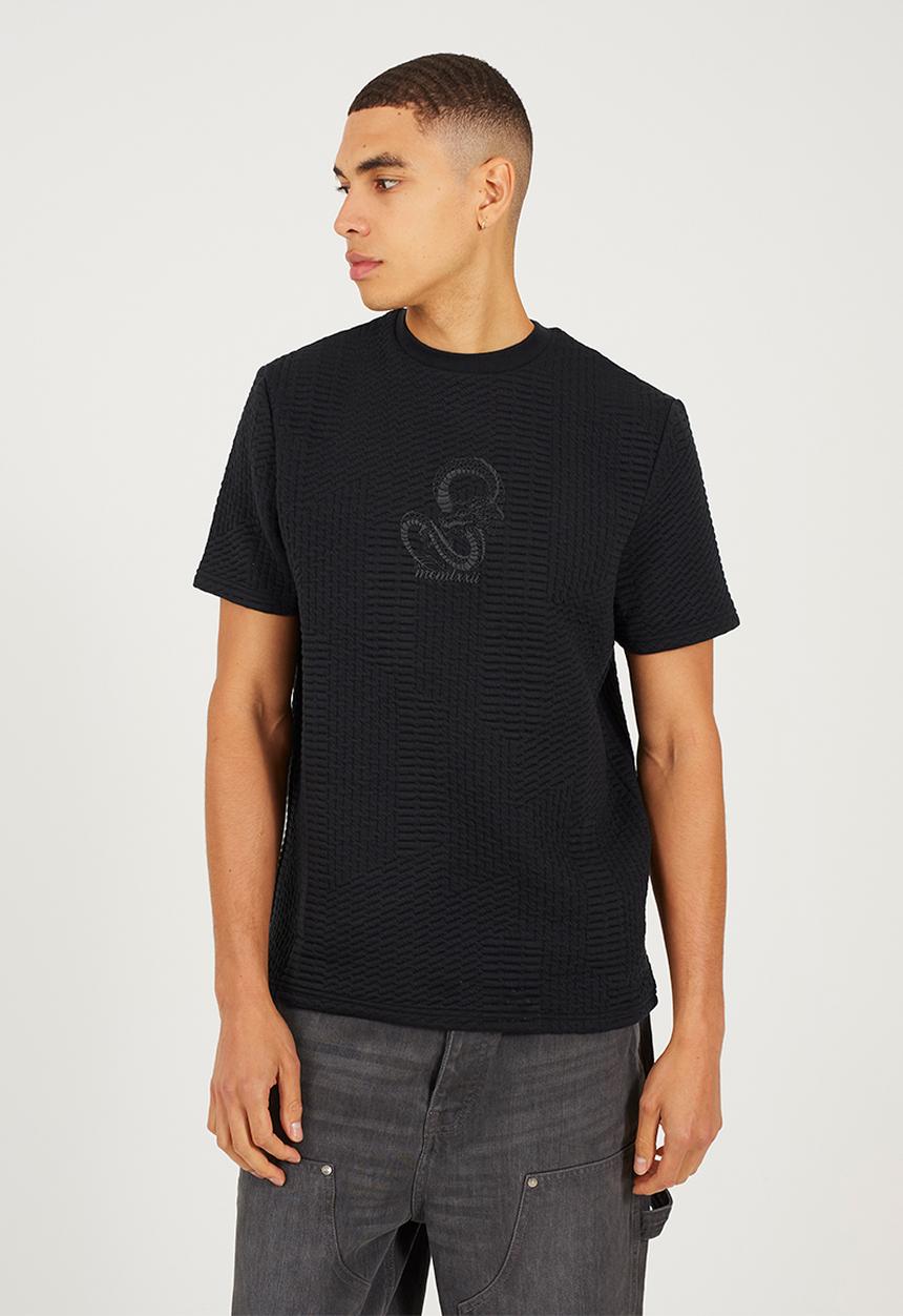 Brave Soul - Oversized Fit Crew Neck T-Shirt - Jet Black