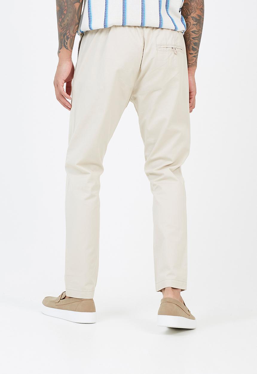 Brave Soul - Cotton Twill Pant - Stone