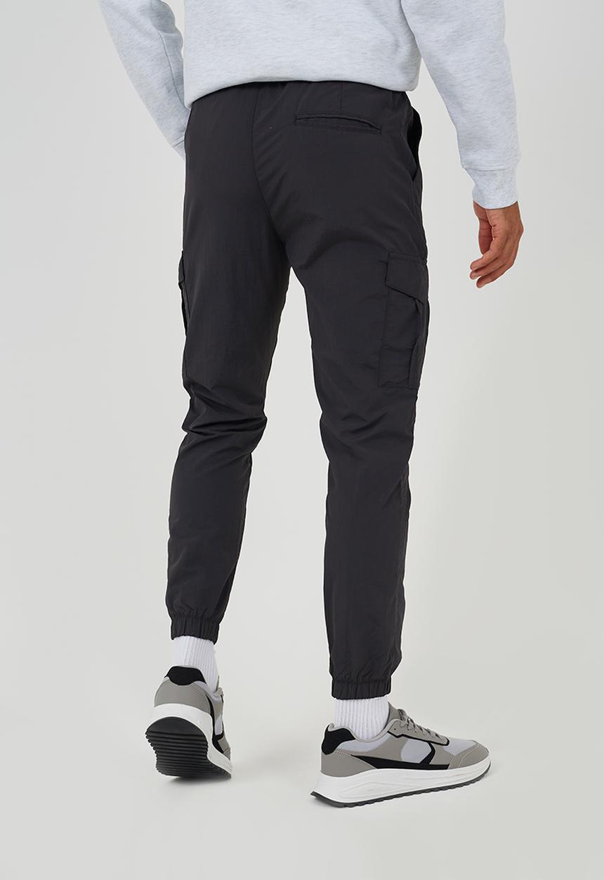 Brave Soul - Taslan Cargo Cuff Pant - Dark Grey
