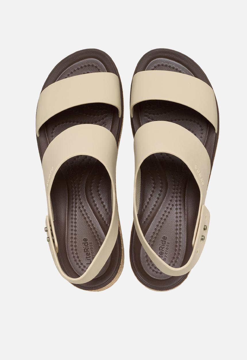 Crocs - Brooklyn cork low wedge - chai