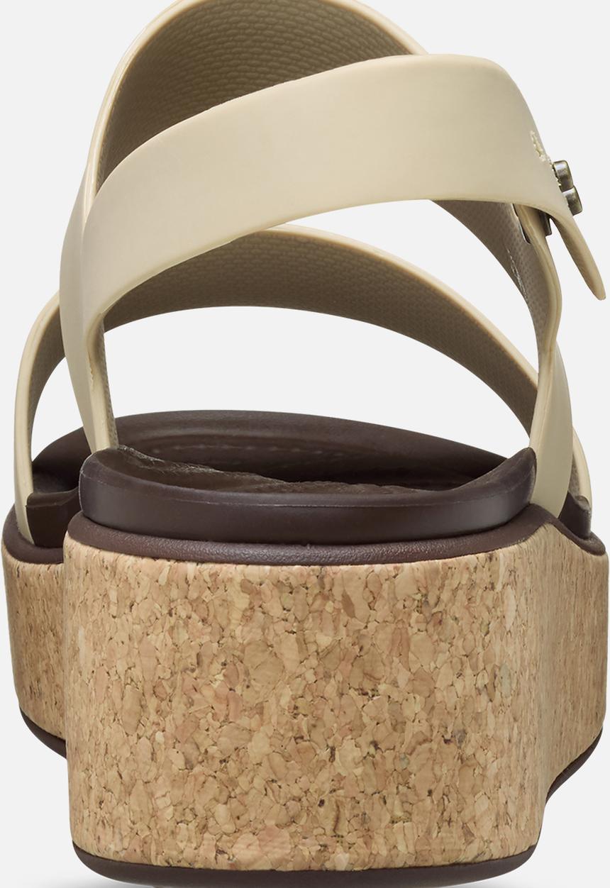 Crocs - Brooklyn cork low wedge - chai