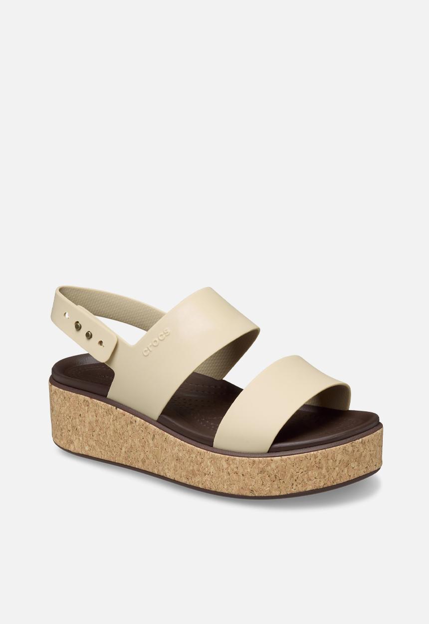 Crocs - Brooklyn cork low wedge - chai