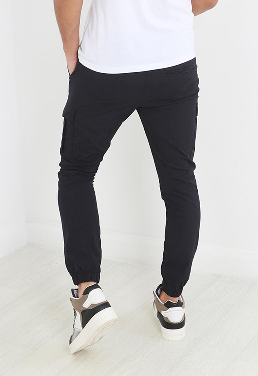 Brave Soul - Taslan Cargo Cuff Pant - Navy