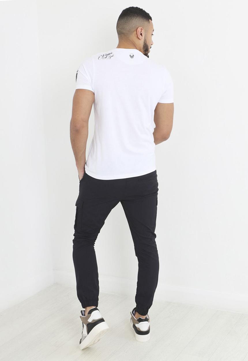 Brave Soul - Taslan Cargo Cuff Pant - Navy