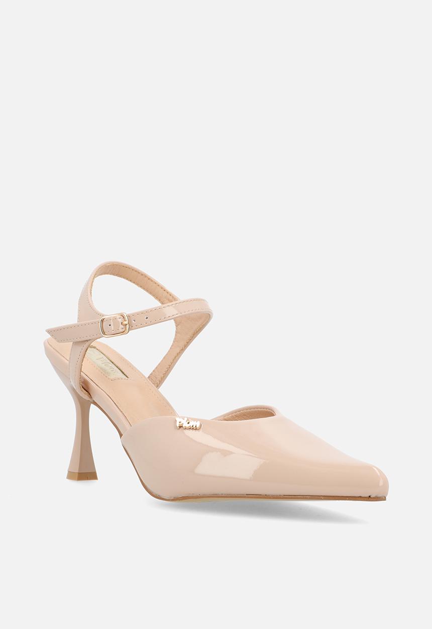 Plum - Anya Closed Toe Ankle Strap - Neutral