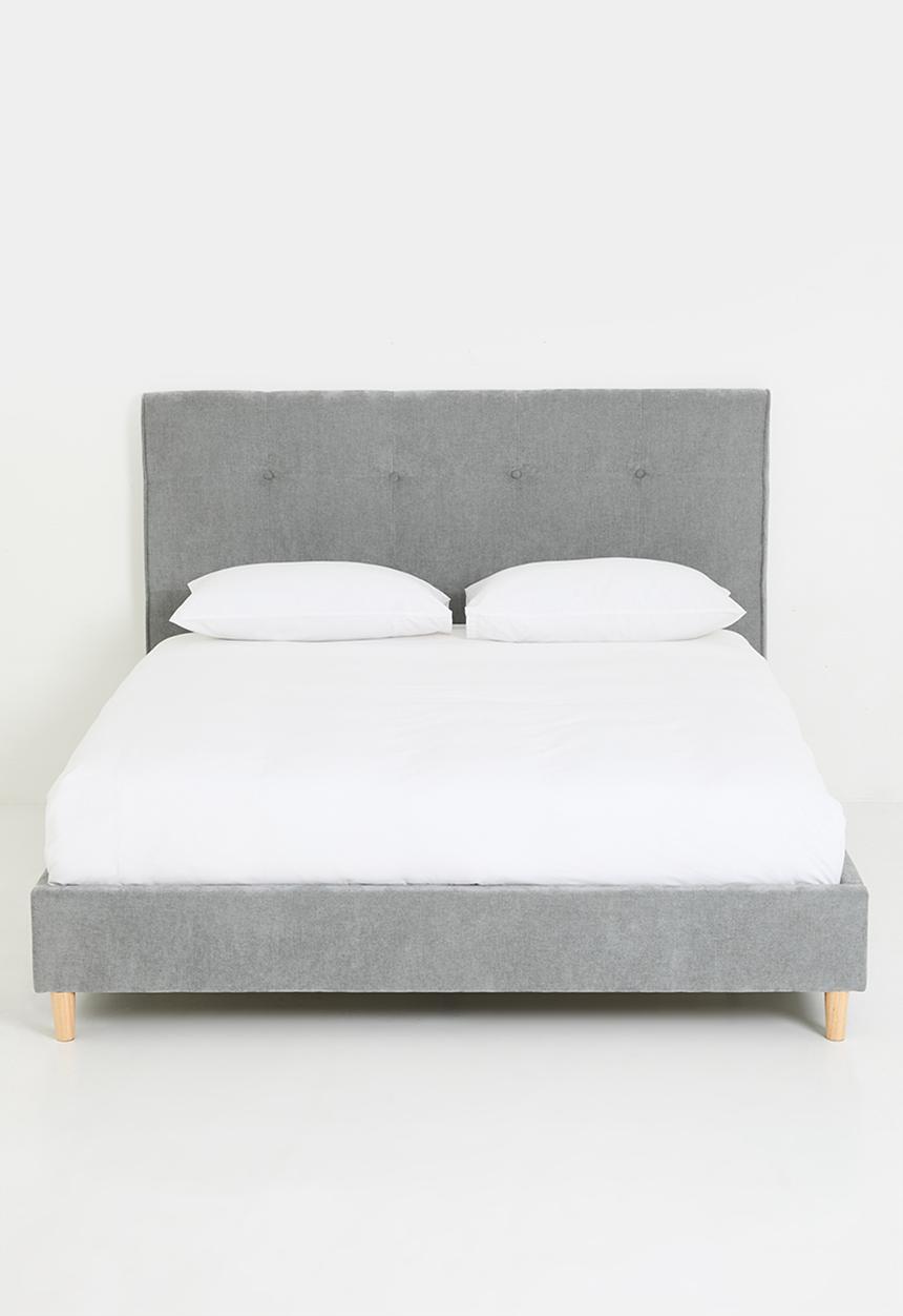 Sixth Floor - Prima upholstered bed - grey