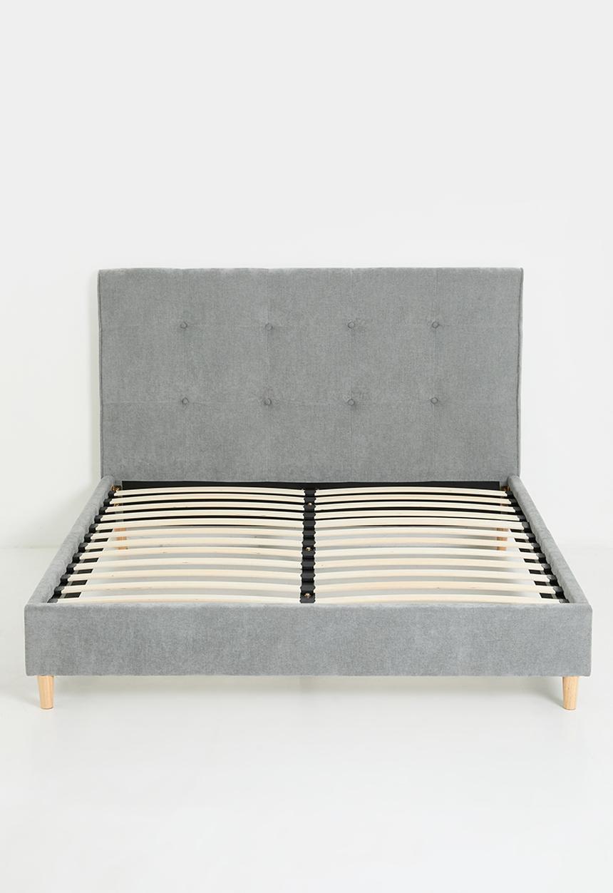 Sixth Floor - Prima upholstered bed - grey