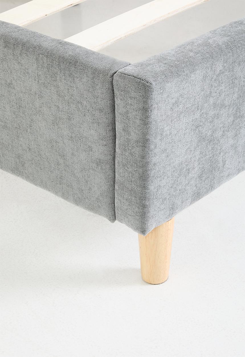 Sixth Floor - Prima upholstered bed - grey