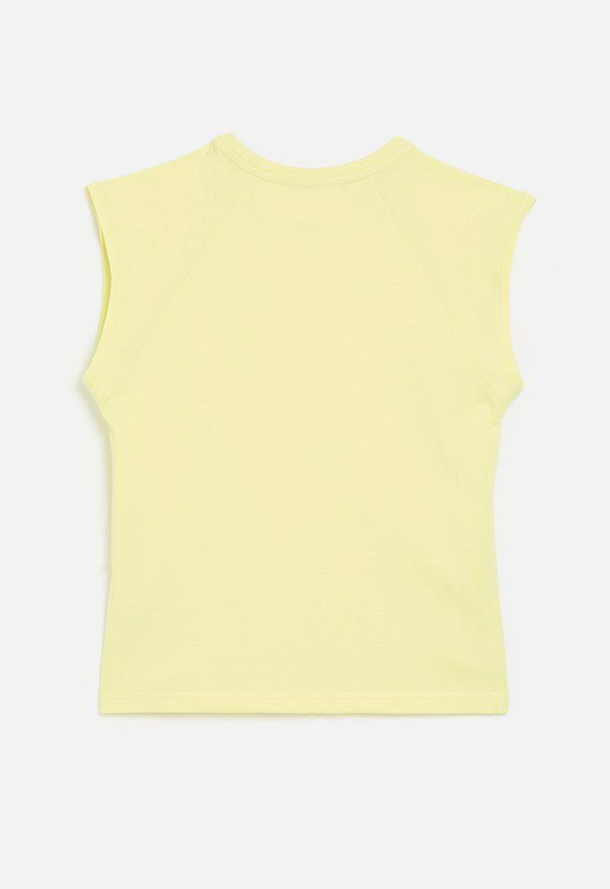 POLO - Girls candice sl raglan tee - soft yellow