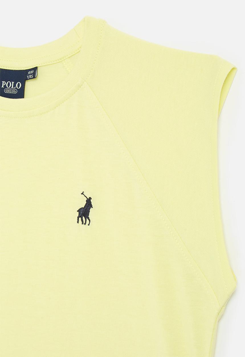 POLO - Girls candice sl raglan tee - soft yellow