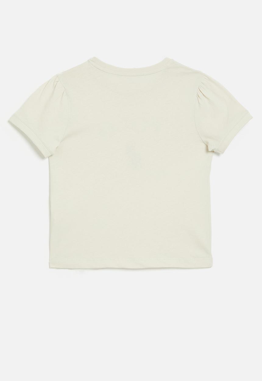 POLO - Girls daniela ss printed tee - silver grey