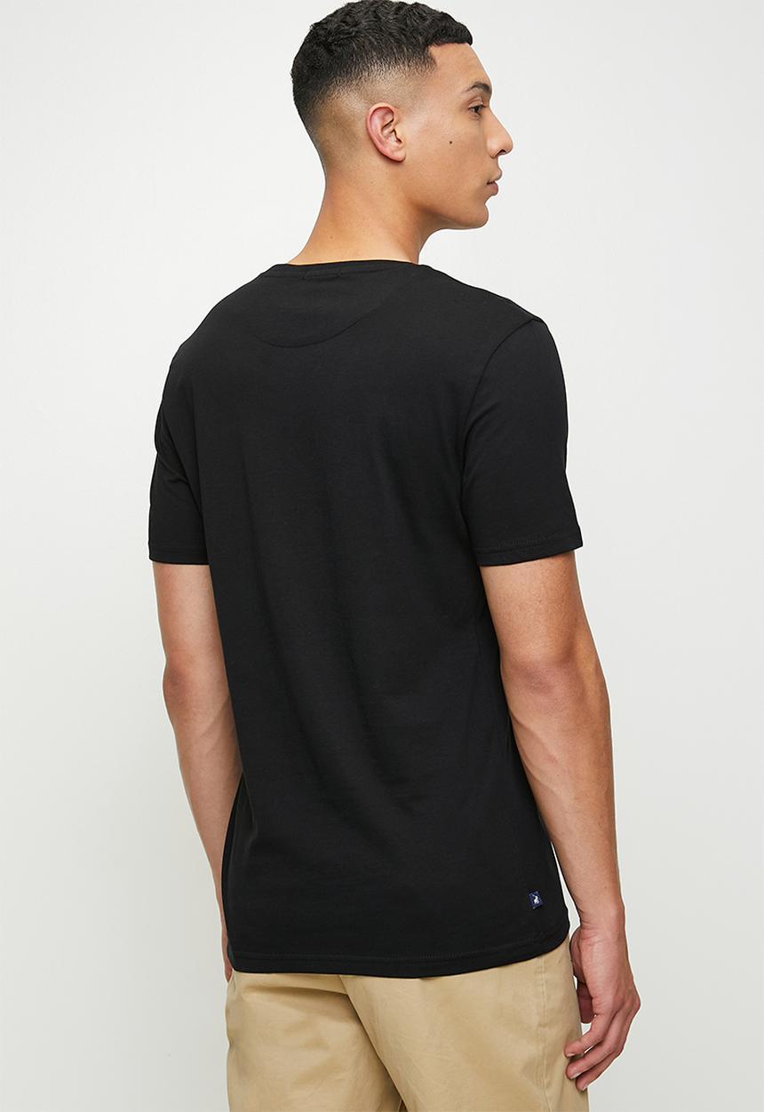 POLO - Daxton  logo short sleeve T-shirt - black