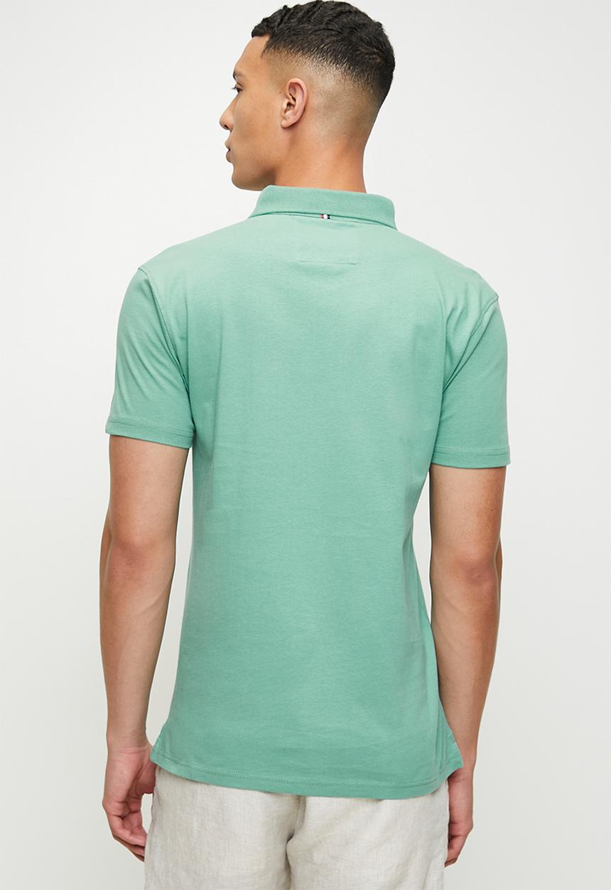 POLO - JENSON Active Badge Ss Golfer - Turquoise