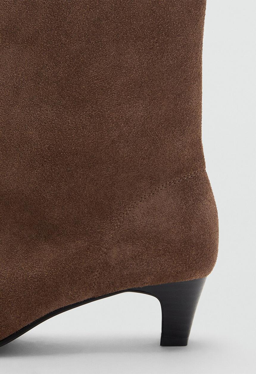 MANGO - Collin leather ankle boot - light/pastel brown