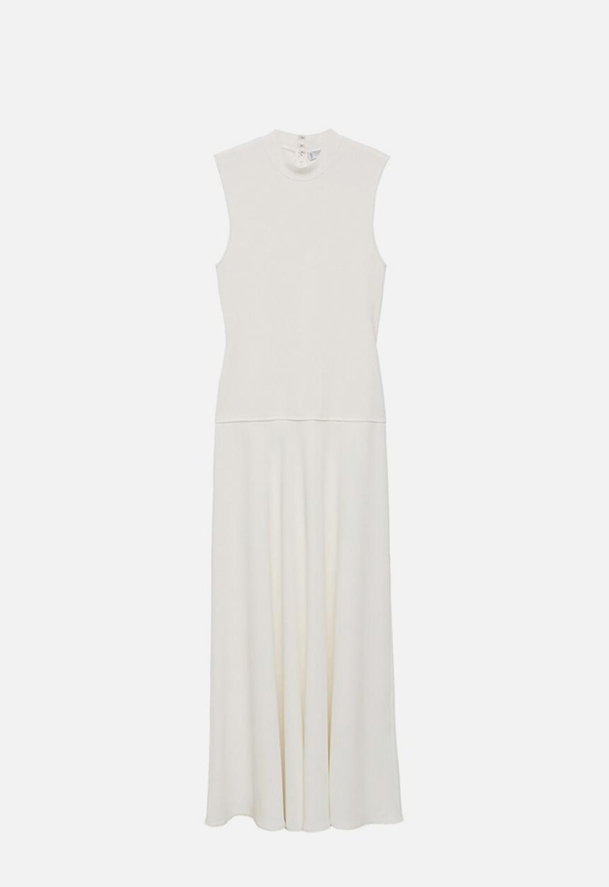 MANGO - Dress bima -  white