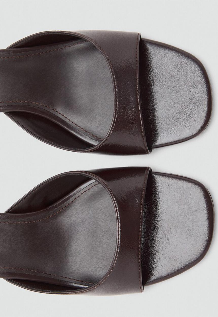 MANGO - Lidia heel - dark brown
