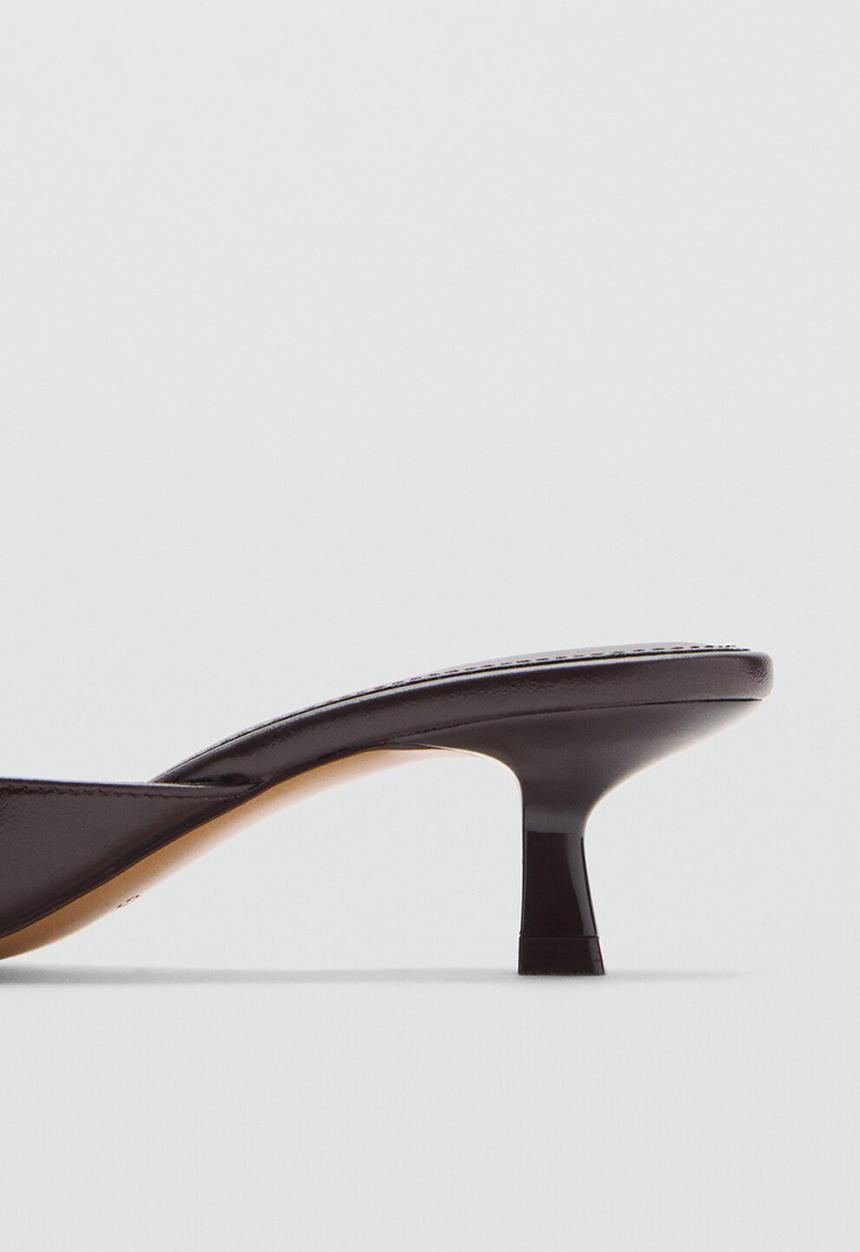 MANGO - Lidia heel - dark brown