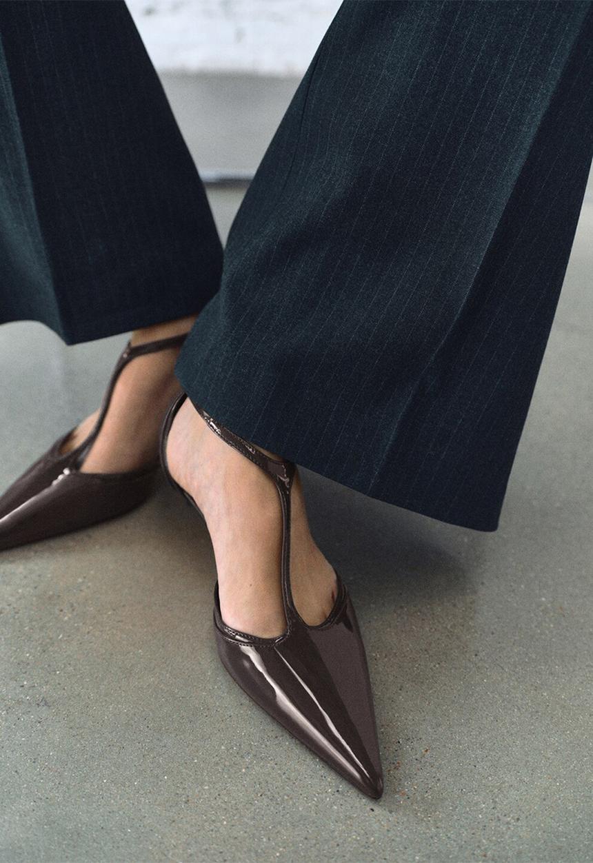 MANGO - Wider heel - beige/khaki