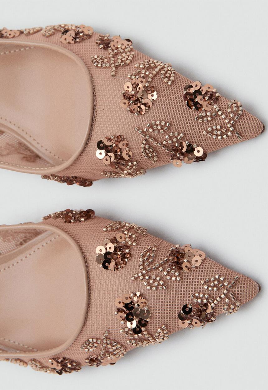 MANGO - Lucidan heel - light/pastel pink