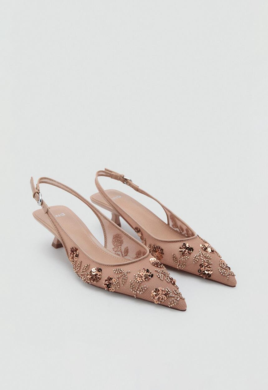 MANGO - Lucidan heel - light/pastel pink