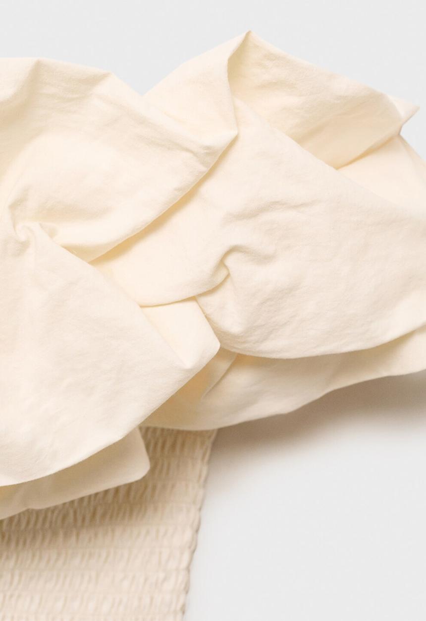 MANGO - Top crete - light beige