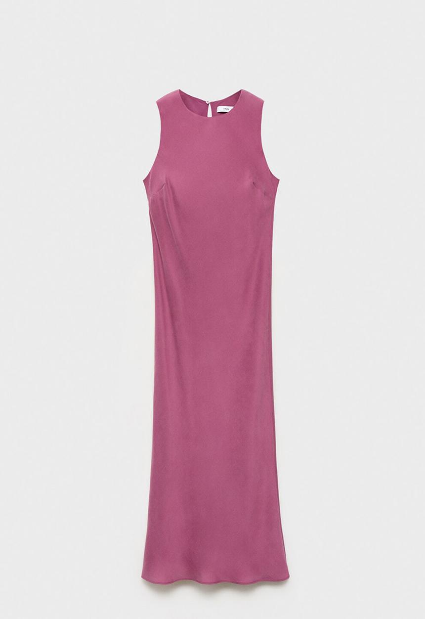 MANGO - Dress cava  -  pink