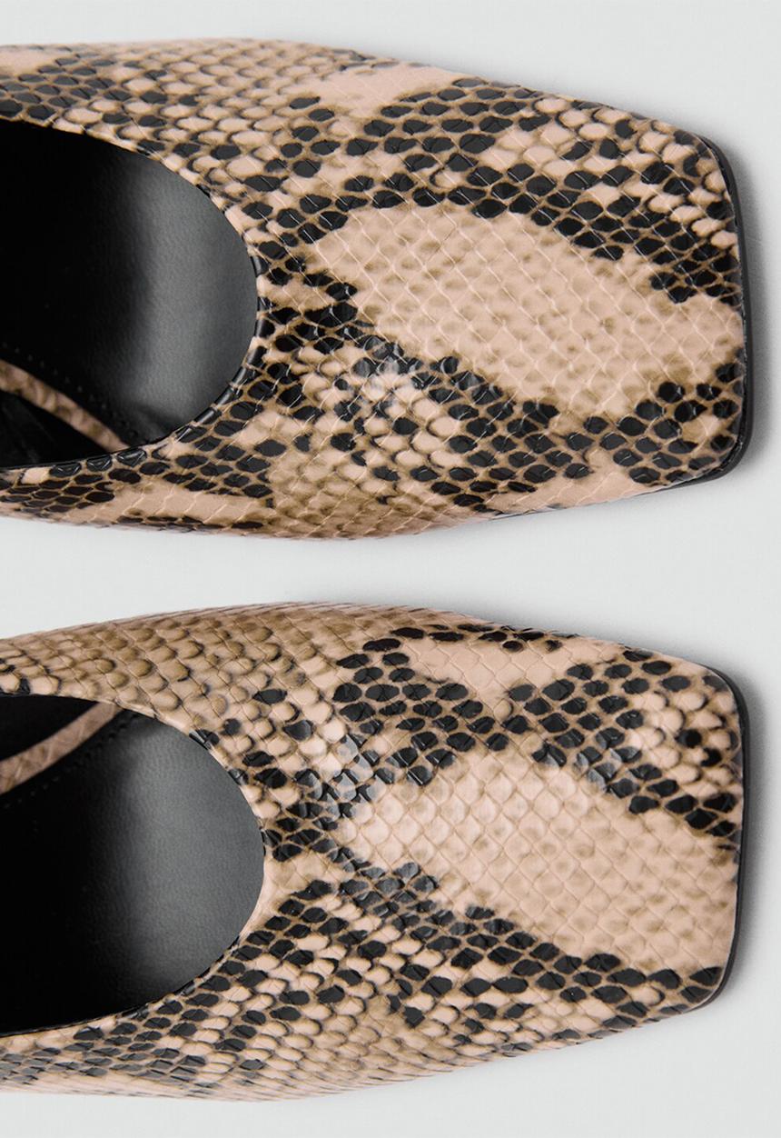MANGO - Cuad heel - light beige