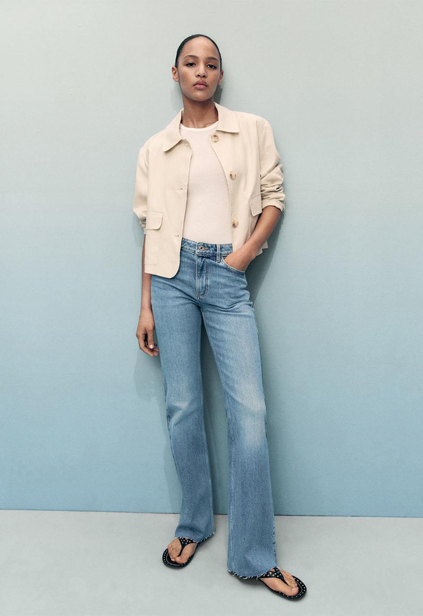 MANGO - Jeans jessie - open-blue