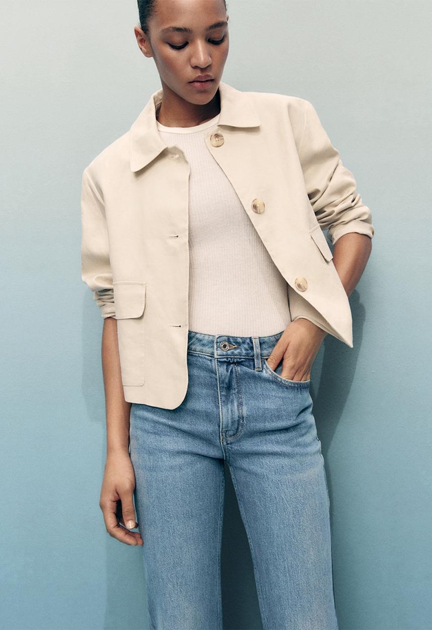MANGO - Jeans jessie - open-blue